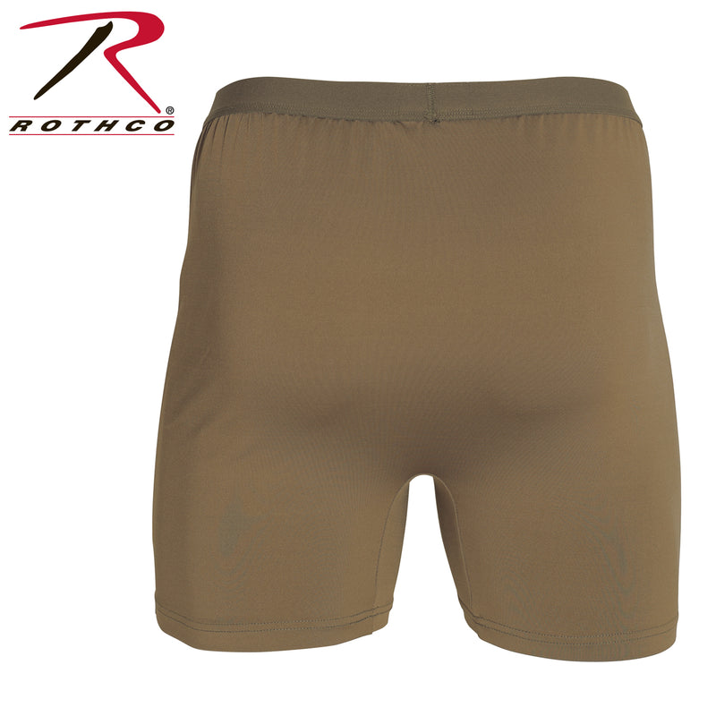 Rothco AR 670-1 Coyote Brown Moisture Wicking Performance Boxer Shorts