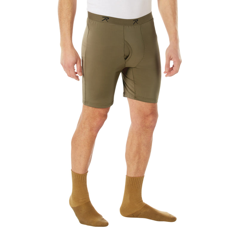 Rothco AR 670-1 Coyote Brown Moisture Wicking Performance Boxer Shorts