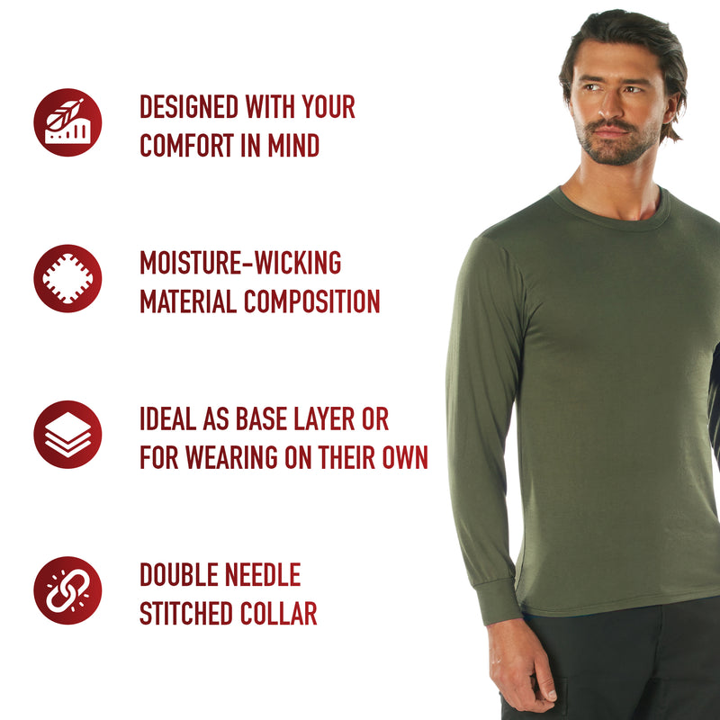 Rothco Moisture Wicking Long Sleeve T-Shirt