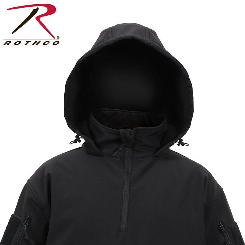 Rothco Concealed Carry Soft Shell Anorak - Black