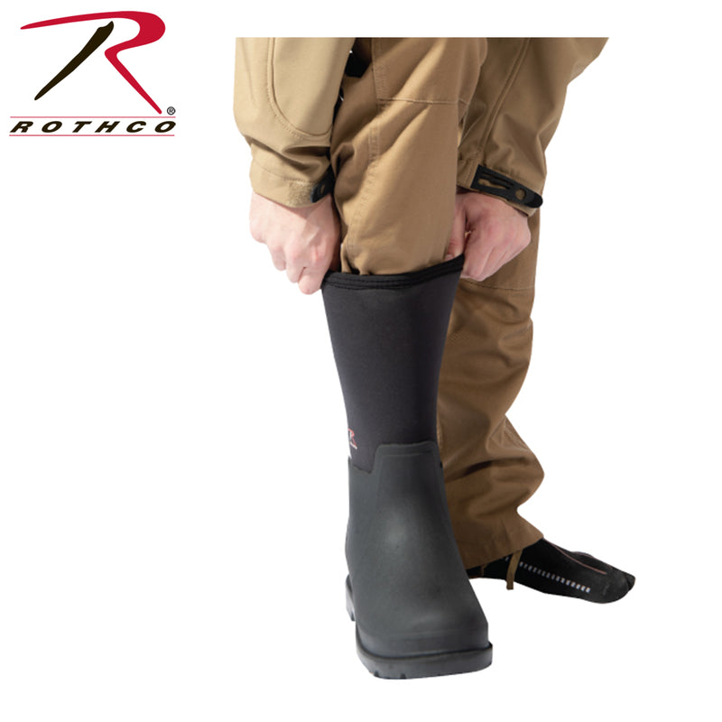 Rothco Waterproof Rubber Boots - Black