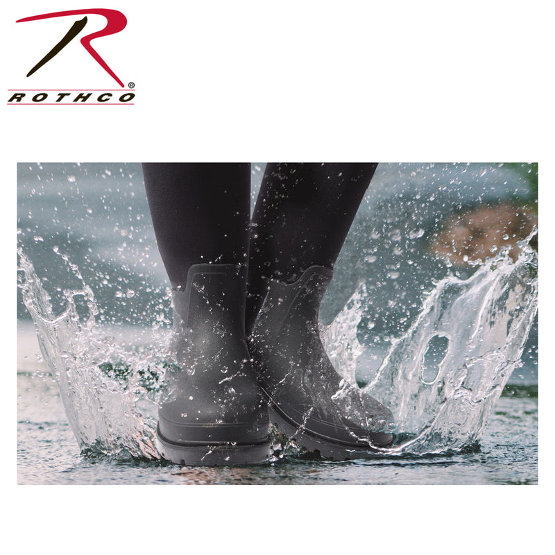Rothco Waterproof Rubber Boots - Black