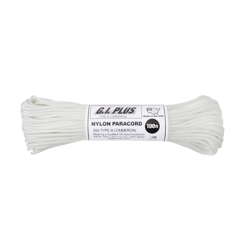 Rothco Nylon Paracord Type III 550 LB 100FT