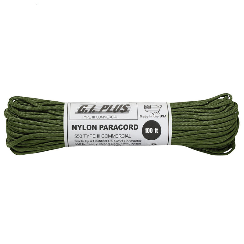 Rothco Nylon Paracord Type III 550 LB 100FT