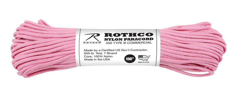 Rothco Nylon Paracord Type III 550 LB 100FT