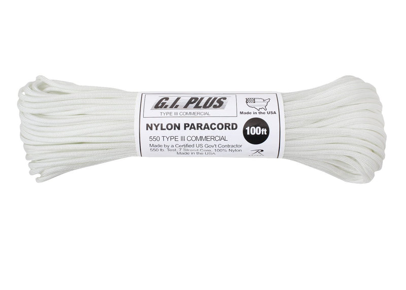 Rothco Nylon Paracord Type III 550 LB 100FT