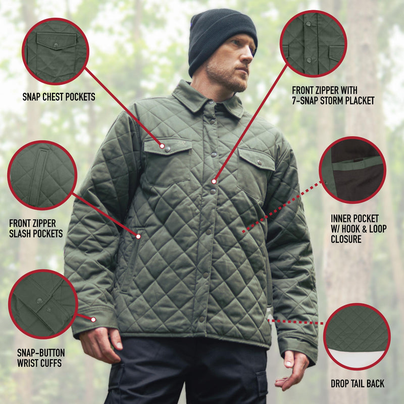 Rothco Diamond Quilted Cotton Jacket