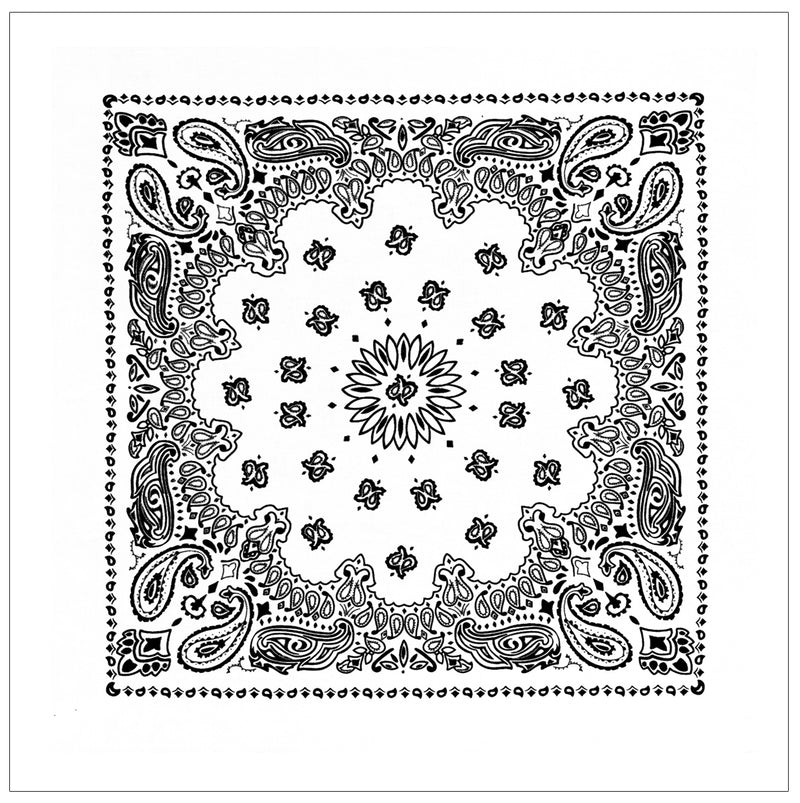 Rothco Trainmen Paisley Bandana – Extra-Large 27” X 27"