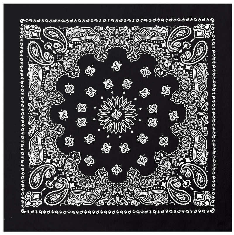 Rothco Trainmen Paisley Bandana – Extra-Large 27” X 27"