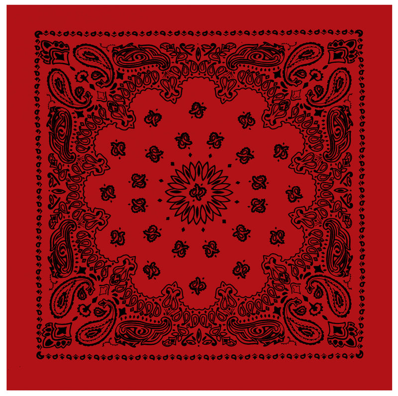 Rothco Trainmen Paisley Bandana – Extra-Large 27” X 27"