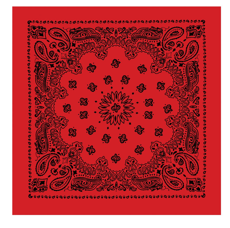 Rothco Trainmen Paisley Bandana – Extra-Large 27” X 27"