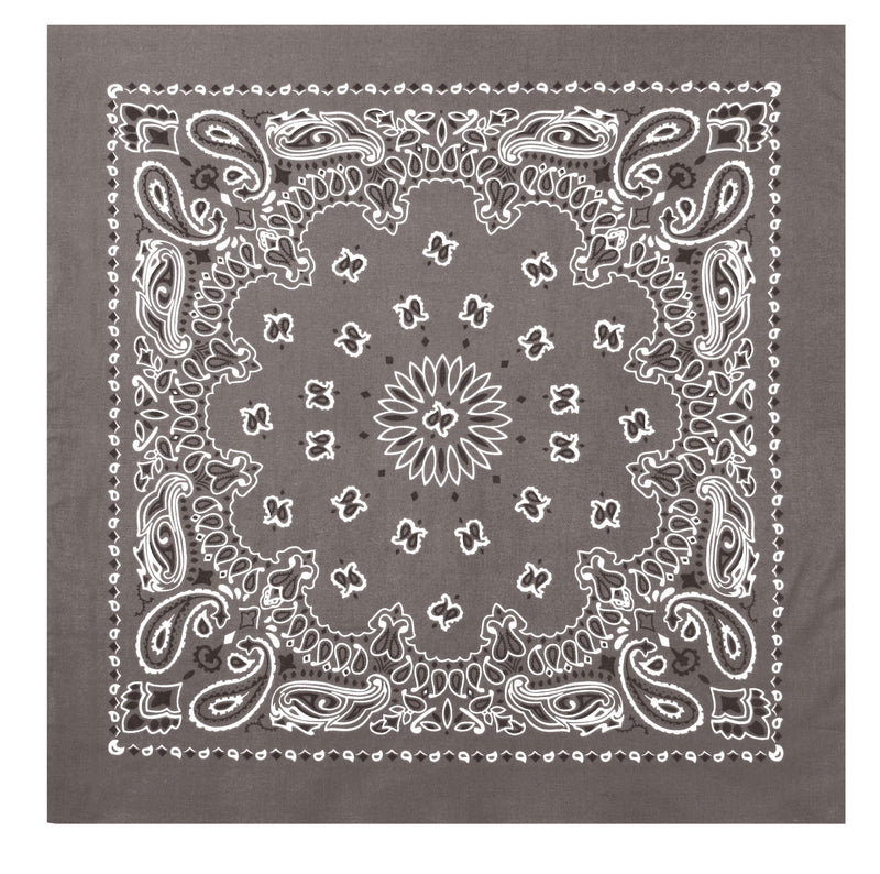 Rothco Trainmen Paisley Bandana – Extra-Large 27” X 27"