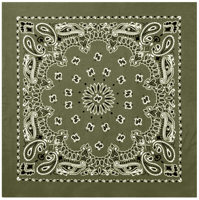 Rothco Trainmen Paisley Bandana – Extra-Large 27” X 27"