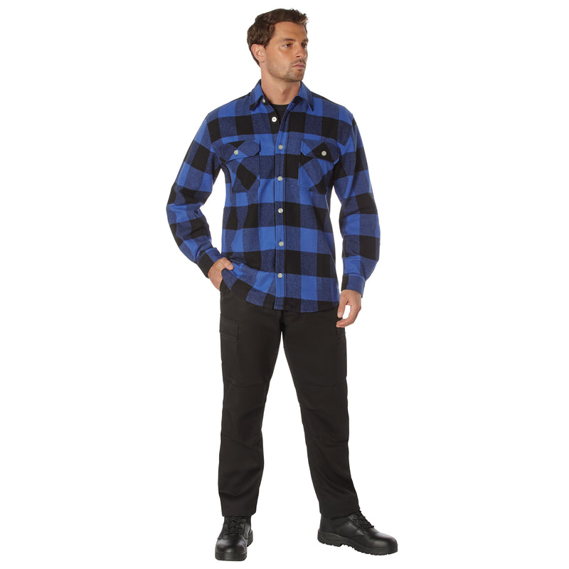 Rothco Extra Heavyweight Buffalo Plaid Flannel Shirt