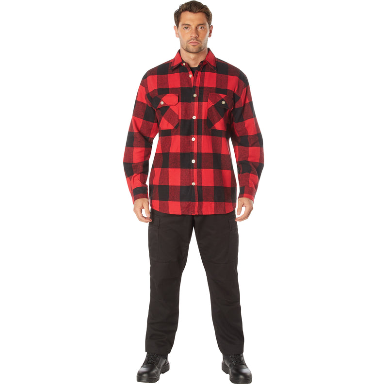 Rothco Extra Heavyweight Buffalo Plaid Flannel Shirt