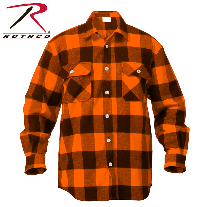 Rothco Heavy Weight Solid Flannel Shirt