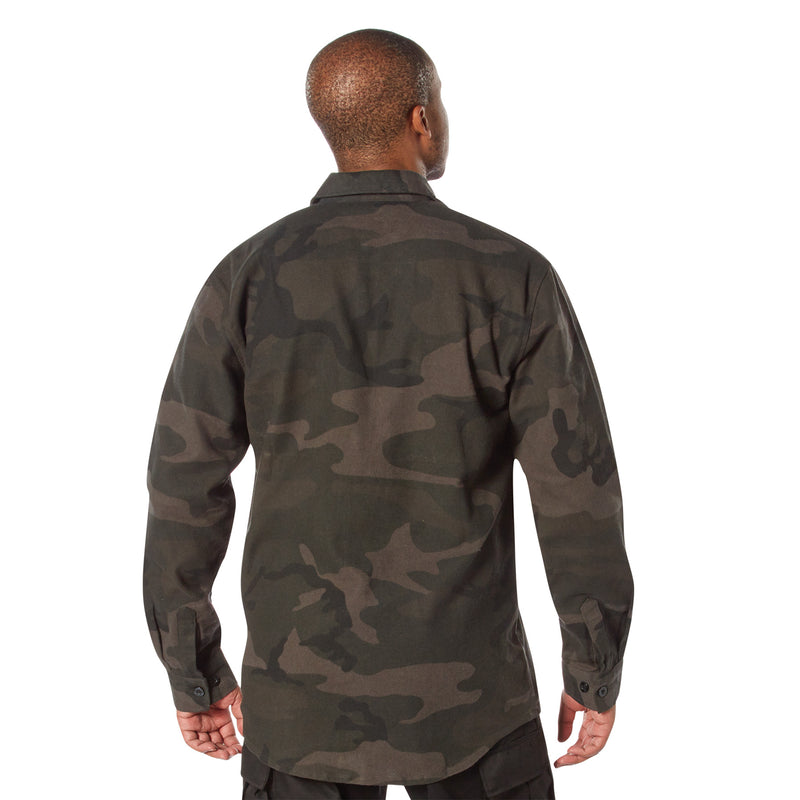 Rothco Midnight Camo Flannel Shirt