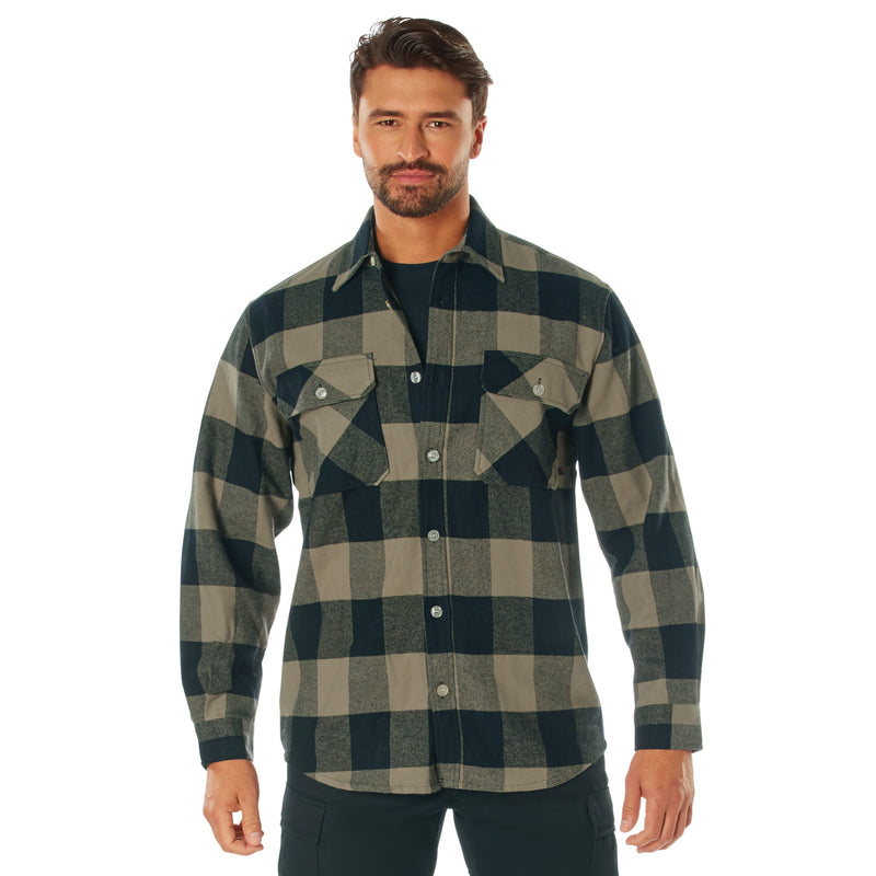 Rothco Extra Heavyweight Buffalo Plaid Flannel Shirt