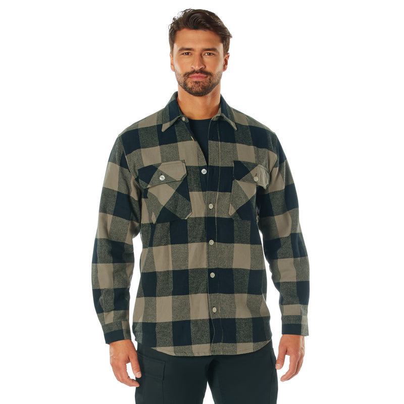 Rothco Extra Heavyweight Buffalo Plaid Flannel Shirt