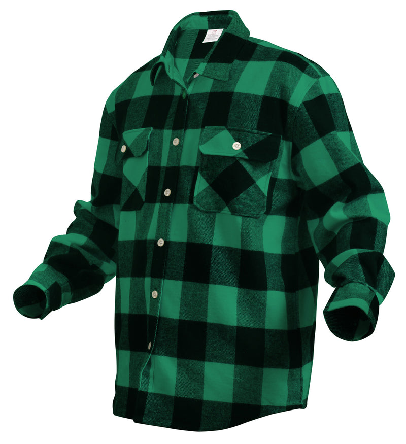 Rothco Extra Heavyweight Buffalo Plaid Flannel Shirt