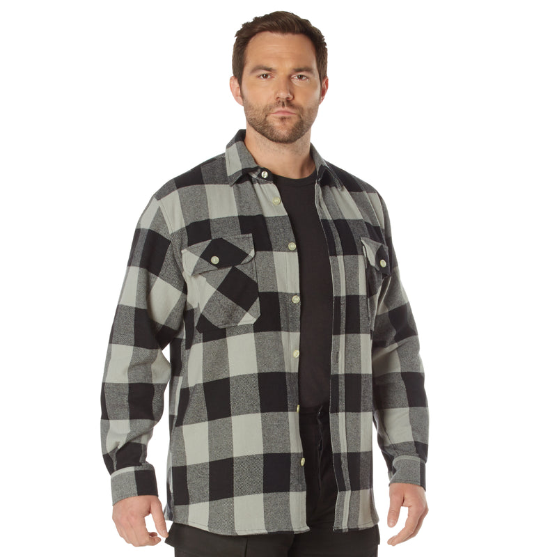 Rothco Extra Heavyweight Buffalo Plaid Flannel Shirt