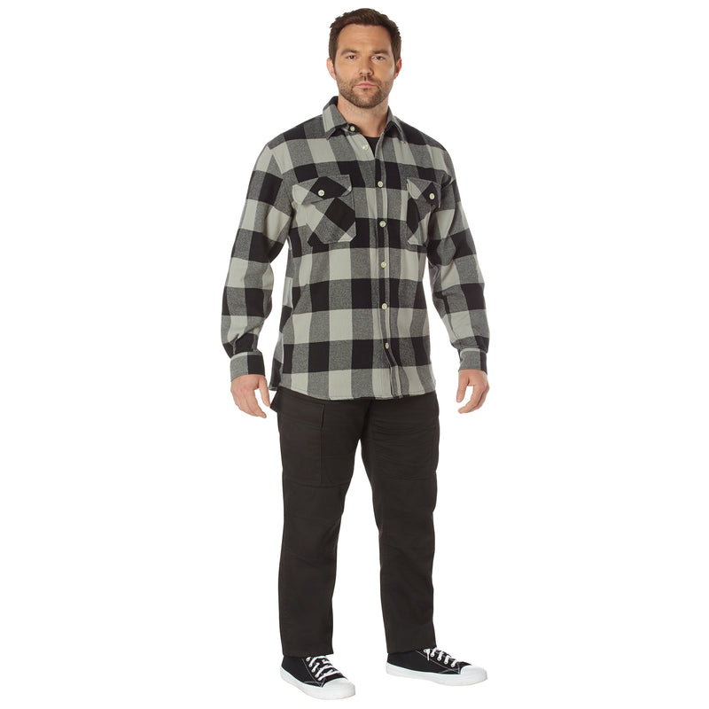 Rothco Extra Heavyweight Buffalo Plaid Flannel Shirt