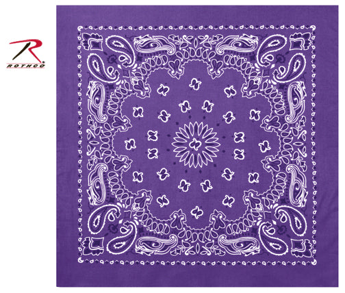 Rothco Trainmen Paisley Bandana - 22" X 22"