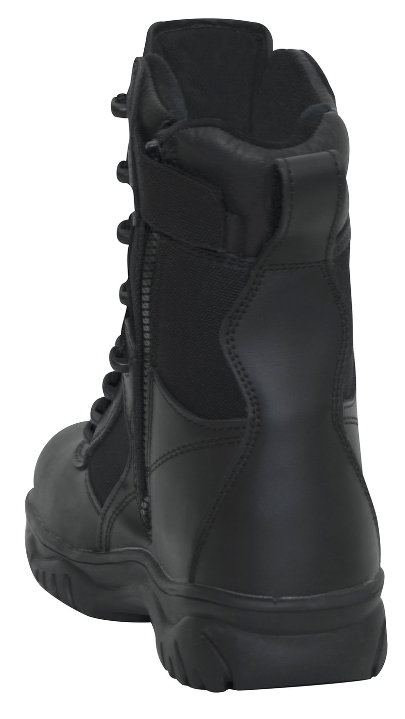 Rothco 8 Inch Forced Entry Tactical Boot With Side Zipper & Composite Toe