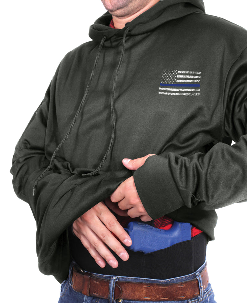 Rothco Thin Blue Line Concealed Carry Hoodie