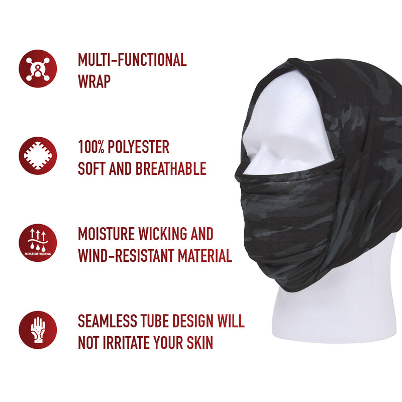 Rothco Multi-Use Neck Gaiter and Face Covering Tactical Wrap