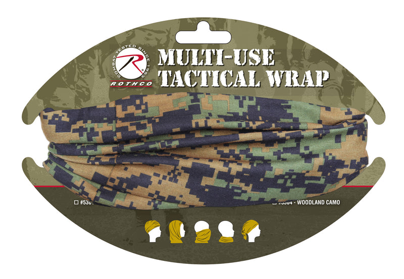 Rothco Multi-Use Neck Gaiter and Face Covering Tactical Wrap