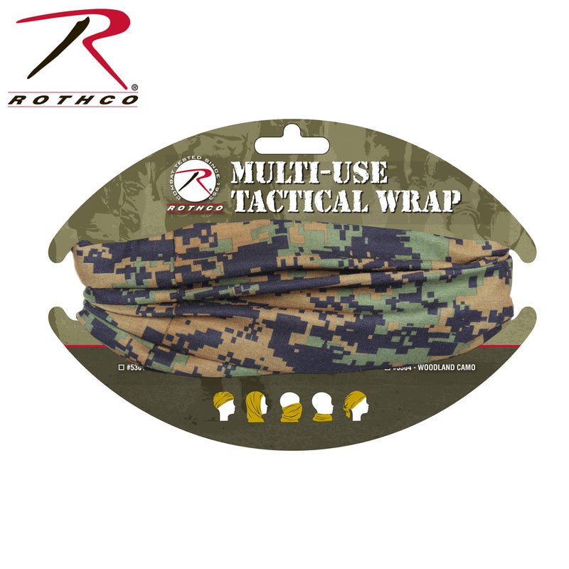 Rothco Multi-Use Neck Gaiter and Face Covering Tactical Wrap