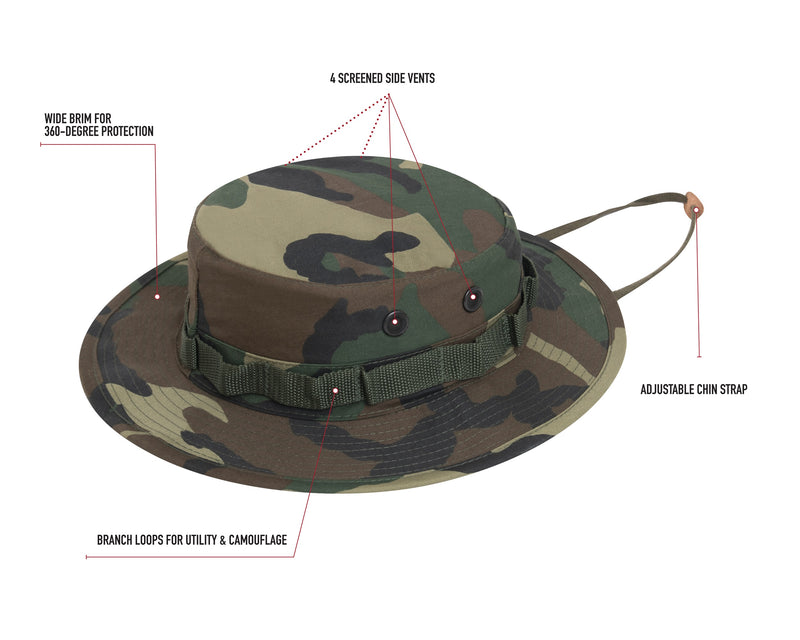 Rothco Poly/Cotton Rip-Stop Boonie Hat