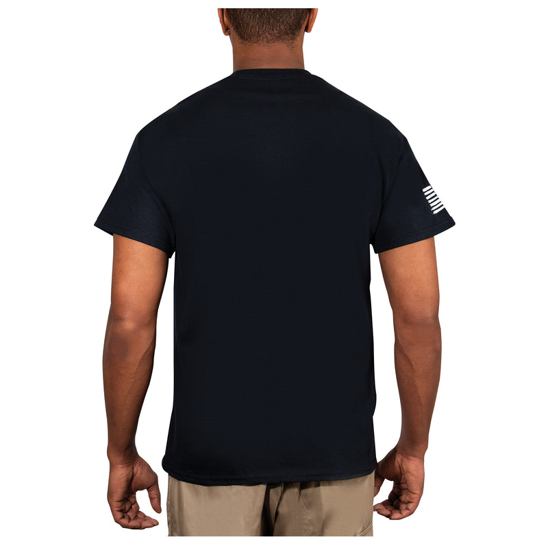 Rothco US Flag / USMC Eagle, Globe, & Anchor T Shirt - Coyote Brown