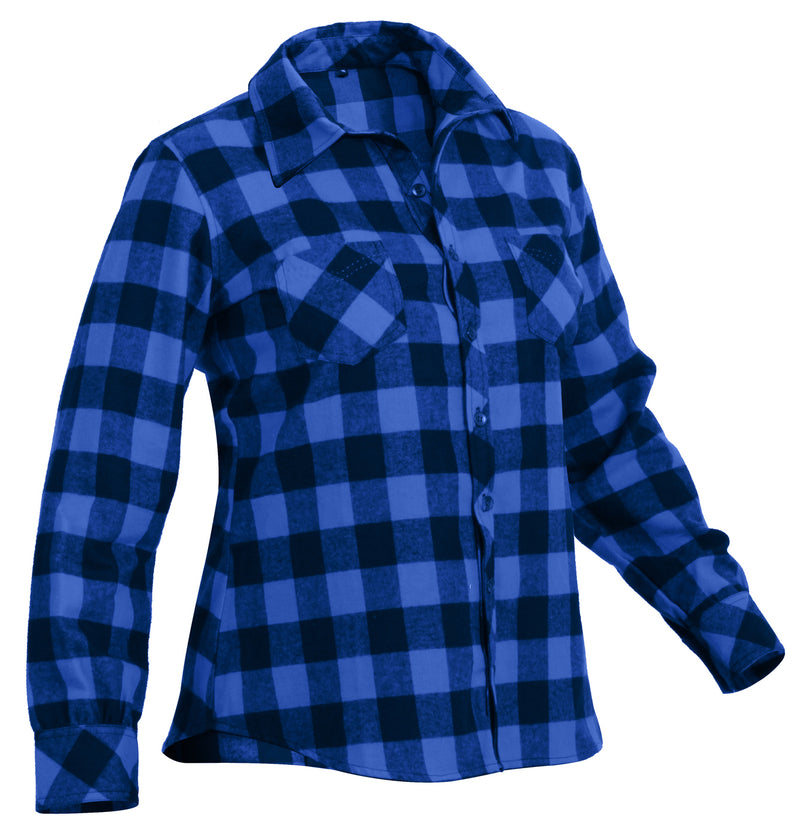 Rothco Womens Plaid Flannel Shirt