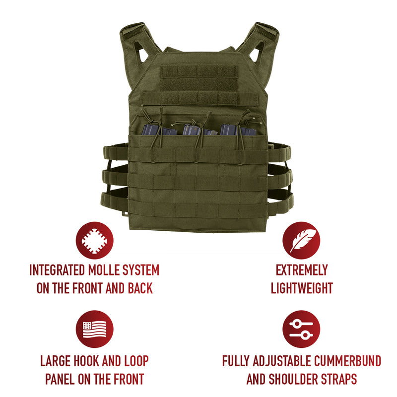 Rothco Lightweight Armor Plate Carrier Vest