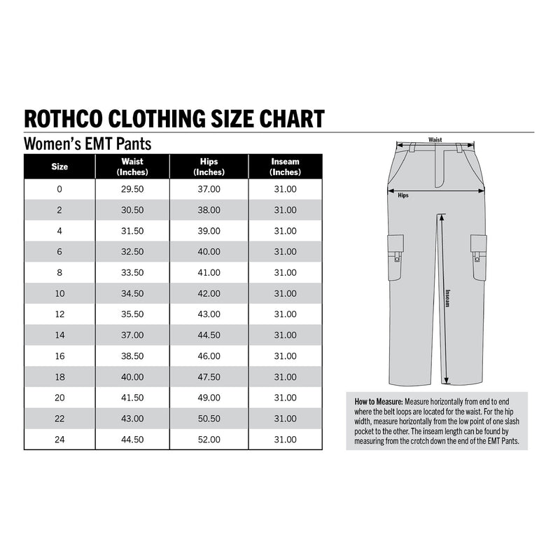 Rothco Women's EMT Pants