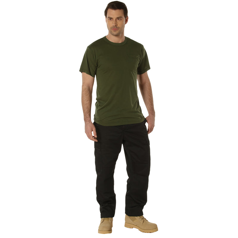 Rothco Moisture Wicking Pocket T-Shirt - Safety Green