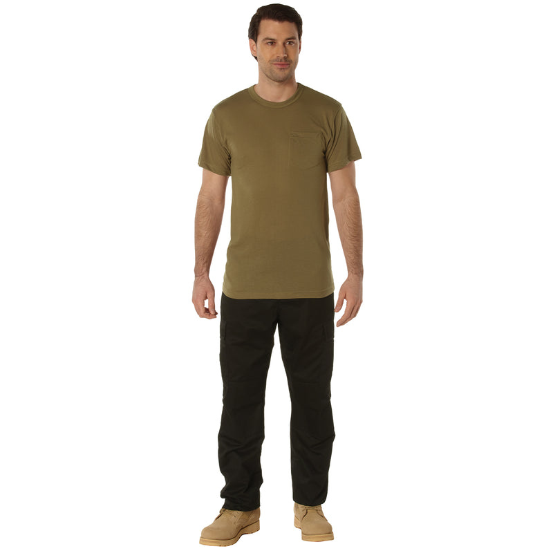 Rothco Moisture Wicking Pocket T-Shirt - Safety Green