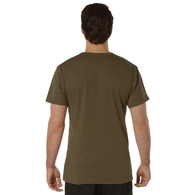 Rothco Pocket T-Shirt Collection (Available In Cotton/Poly and Moisture Wicking Poly)