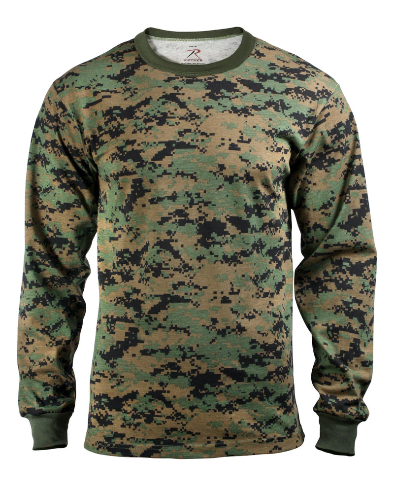 Rothco Long Sleeve Digital Camo T-Shirt