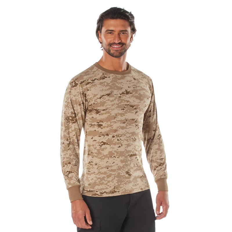 Rothco Long Sleeve Digital Camo T-Shirt