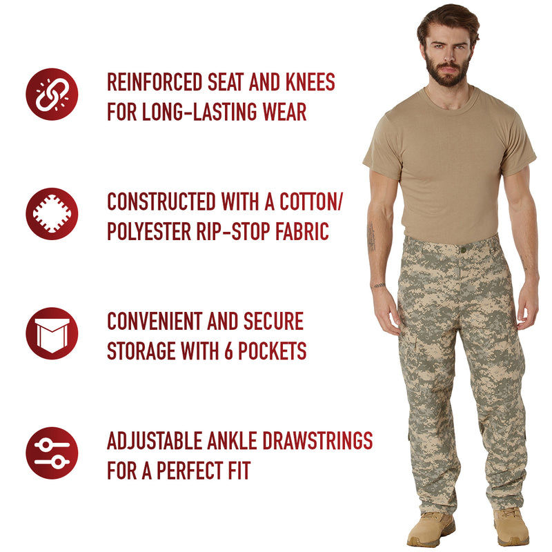 Rothco Camo Army Combat Uniform Pants