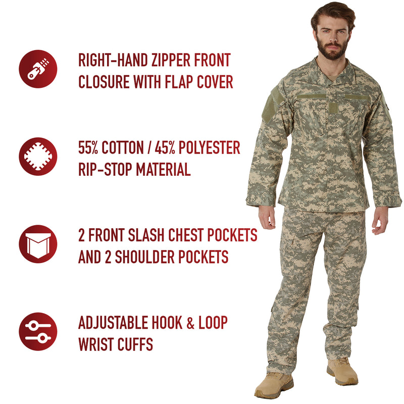 Rothco Camo Army Combat Uniform Shirt