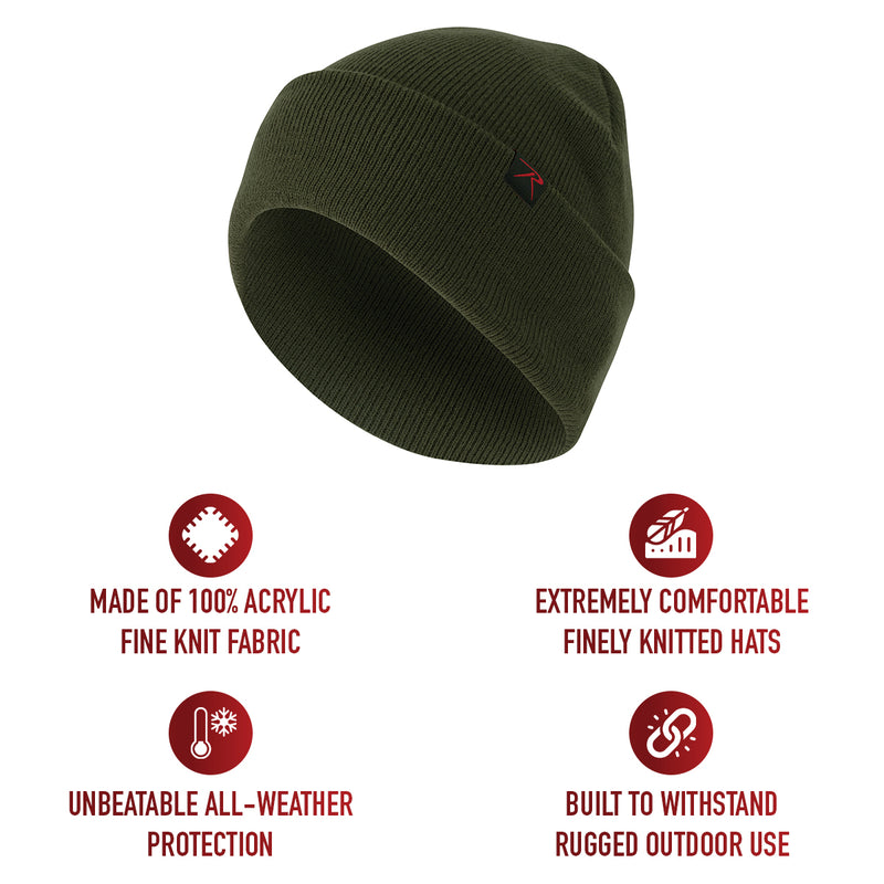 Rothco Deluxe Fine Knit Watch Cap