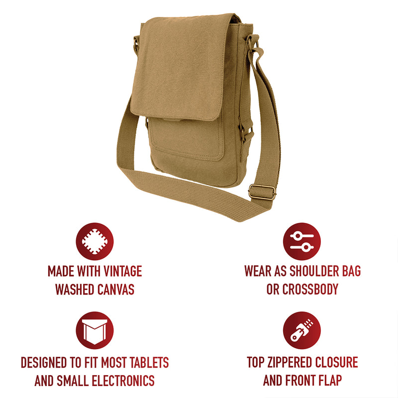 Rothco Vintage Canvas Military Tech Bag