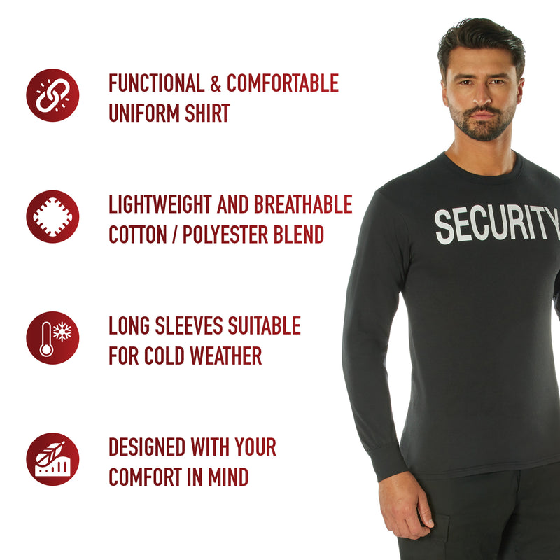 Rothco 2-Sided Security Long Sleeve T-Shirt