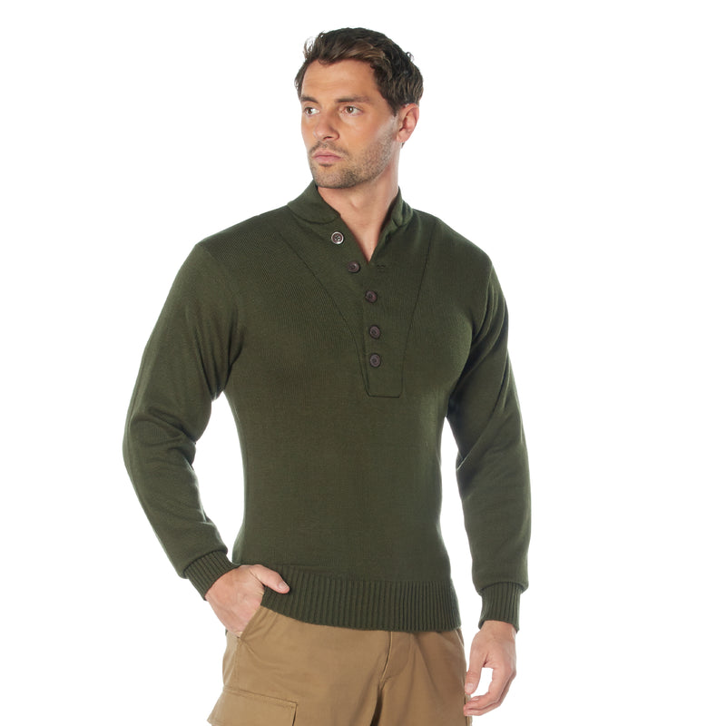 Rothco G.I. Style 5-Button Acrylic Sweater