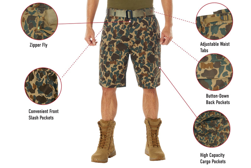 Rothco Colored Camo BDU Shorts