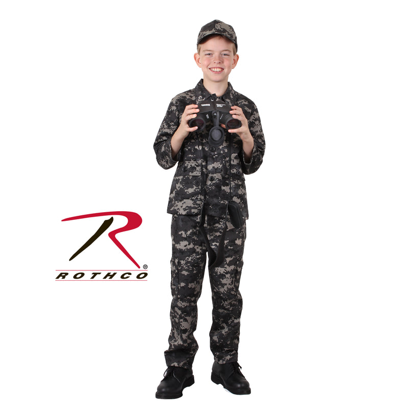 Rothco Kid's Digital Camo BDU Shirt